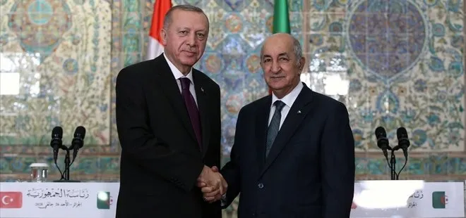 Başkan Erdoğan Cezayir Cumhurbaşkanı Tebbun ile görüştü! FETÖ ve doğal gaz detayı
