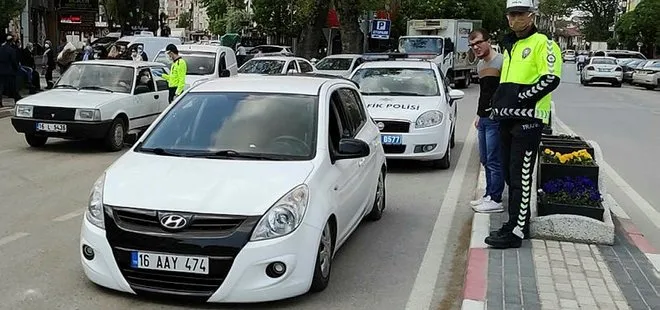 Bursa’da modifiye aracına ceza kesilen sürücü: 10 bin lira da yazsanız vazgeçmem