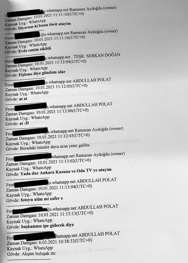 TÜGVA’ya kumpas örgütlü şekilde 11 ay önce organize edilmiş! İşte WhatsApp yazışmaları... - 10
