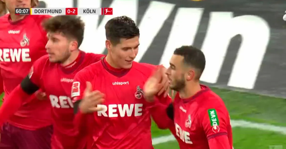 GOL | Borussia Dortmund 0-2 Köln