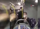Metrobüste iğrenç olay! Tacizciyi tokatladılar