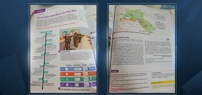 Fransa’nın Türkiye düşmanlığı devam ediyor! Lise kitabında terör örgütü PKK propagandası!