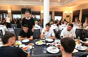 Beşiktaş Futbol Takımı'nda bayramlaşma töreni
