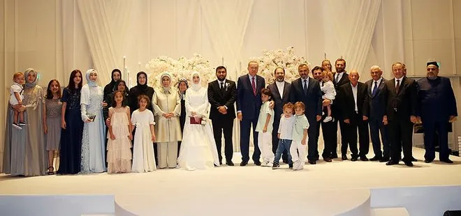 Başkan Erdoğan, Ali Erbaş’ın kızının nikah şahitliği yaptı