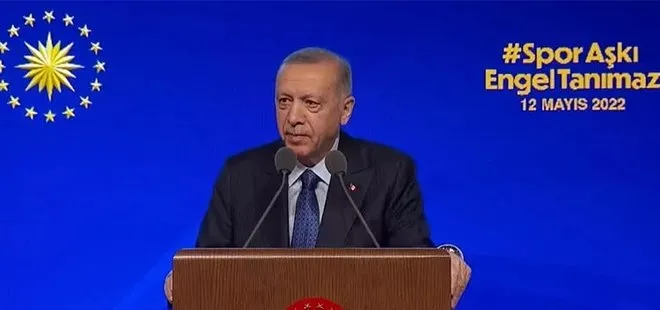 Son dakika: Başkan Erdoğan’dan “Spor Aşkı Engel Tanımaz” Özel Eğitim Okullarına Spor Malzemesi Dağıtım Töreni’nde önemli açıklamalar