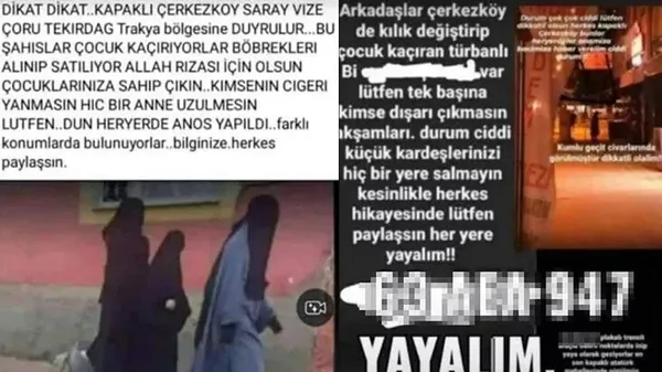 Son dakika: EGM'den 'çocuk kaçırma' provokasyonuyla ilgili flaş açıklama: Adli işlemler başlatıldı! - 1