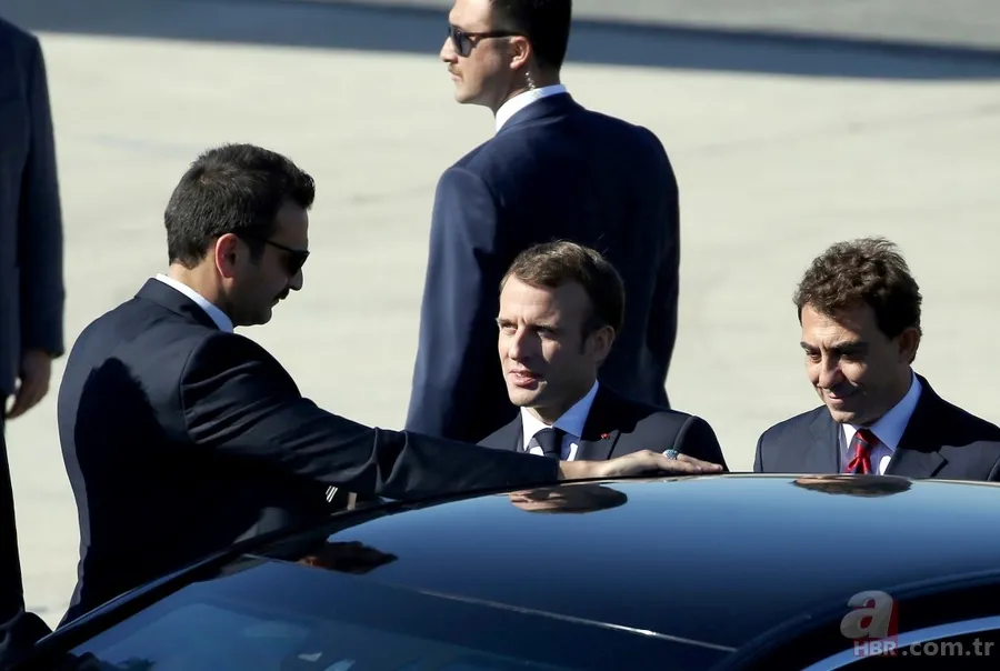 Fransa Cumhurbaşkanı Macron İstanbul'a geldi 7