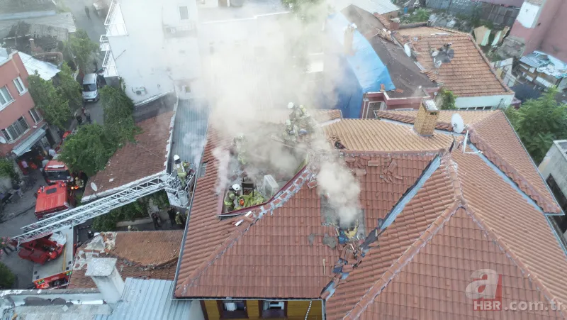 Fatih'te korkutan yangın! İki katlı otelde büyük panik 3