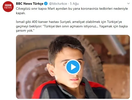 BBC Türkçe'den Türkiye'ye karşı Suriyeliler üzerinden kirli algı operasyonu - 1
