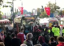 Beşiktaşta otobüs durağa daldı