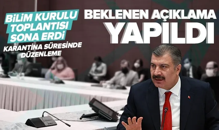 Son dakika: Bilim Kurulu toplantısının ardından yazılı açıklama yapıldı! İşte alınan kararlar