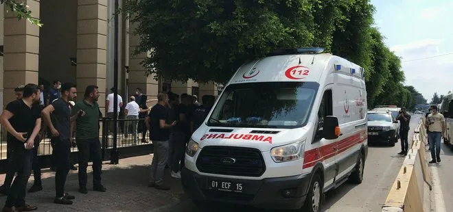 Adana adliyesindeki silahlı kavgaya 4 gözaltı