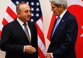 Çavuşoğlu ve Kerry Halep'i görüştü