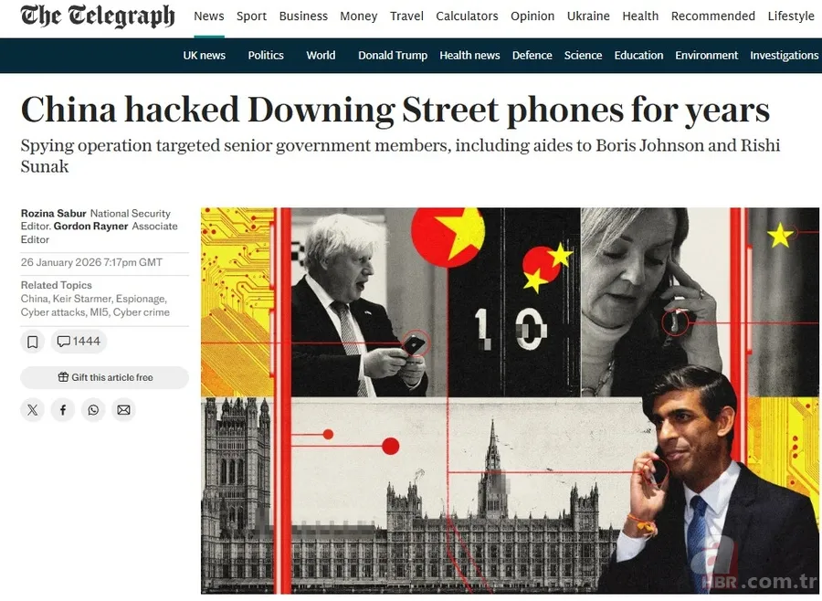 İngiltere'ye casusluk şoku! "Özel hat" meğer açık hatmış: Çin yıllarca dinlemiş 1