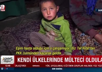 Azez'deki çadır kamplarda yaşam mücadelesi