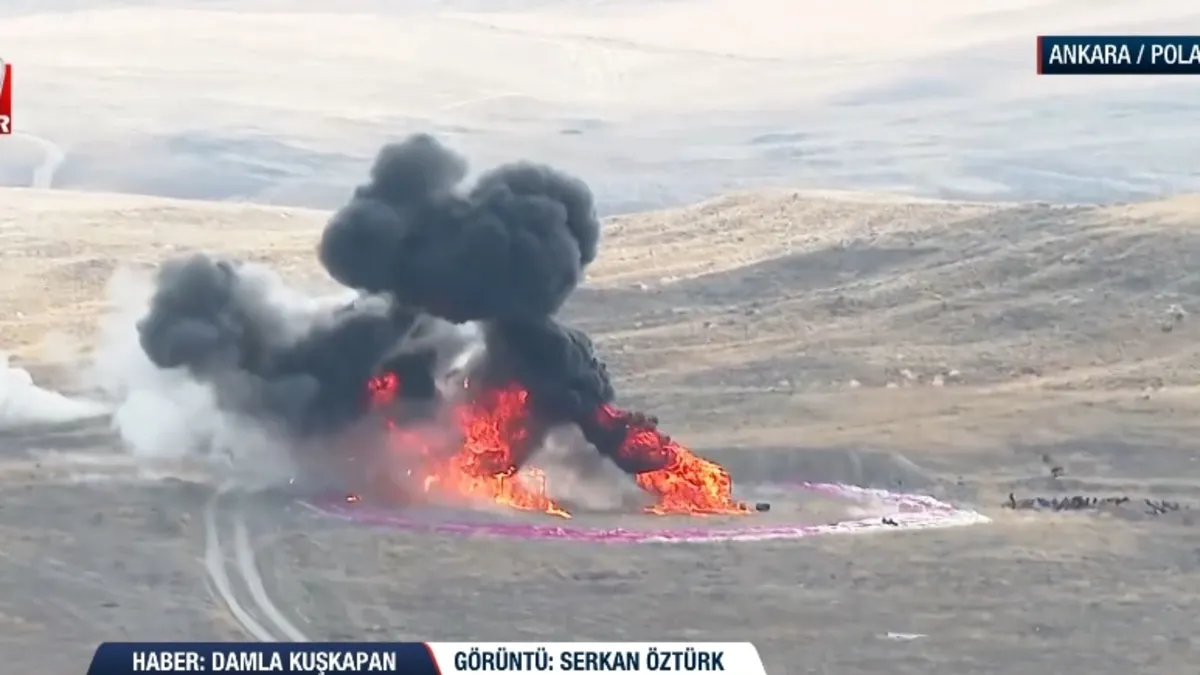 Türk Silahlı Kuvvetleri'nden 'Ateş Serbest-2025' tatbikatında gövde gösterisi