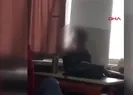 Ankaradaki bir okulda skandal görüntü!