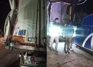 Mersinde korkutan kaza!