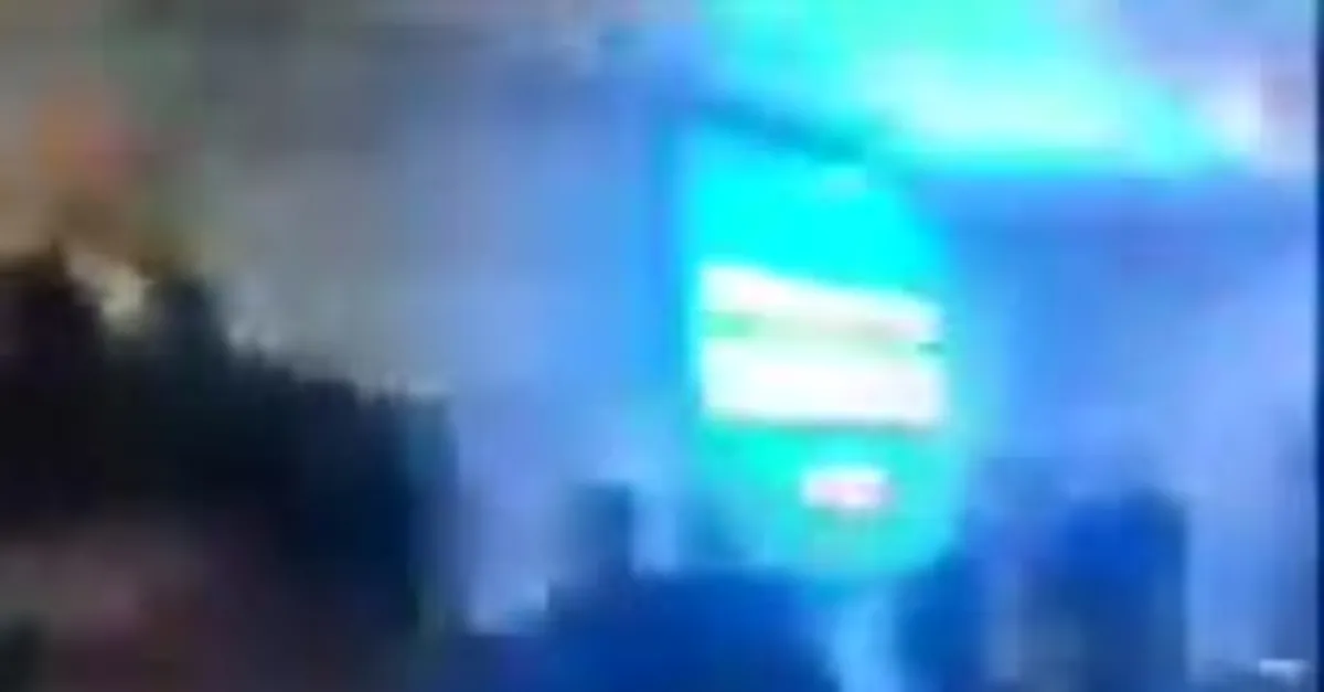 Roket sirenlerini duyan Netanyahu mitingine ara verdi