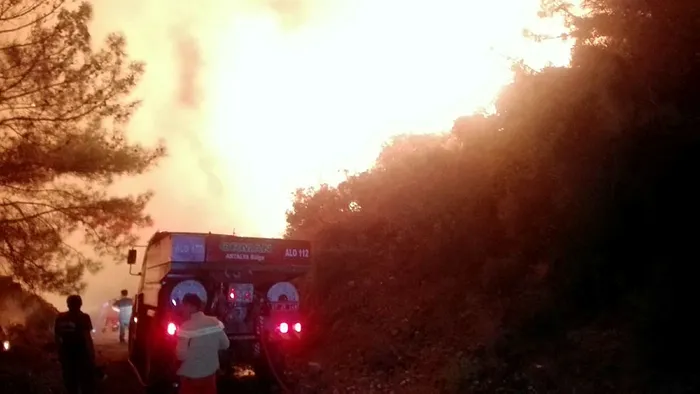Son dakika: Antalya Manavgat'ta orman yangını - 3