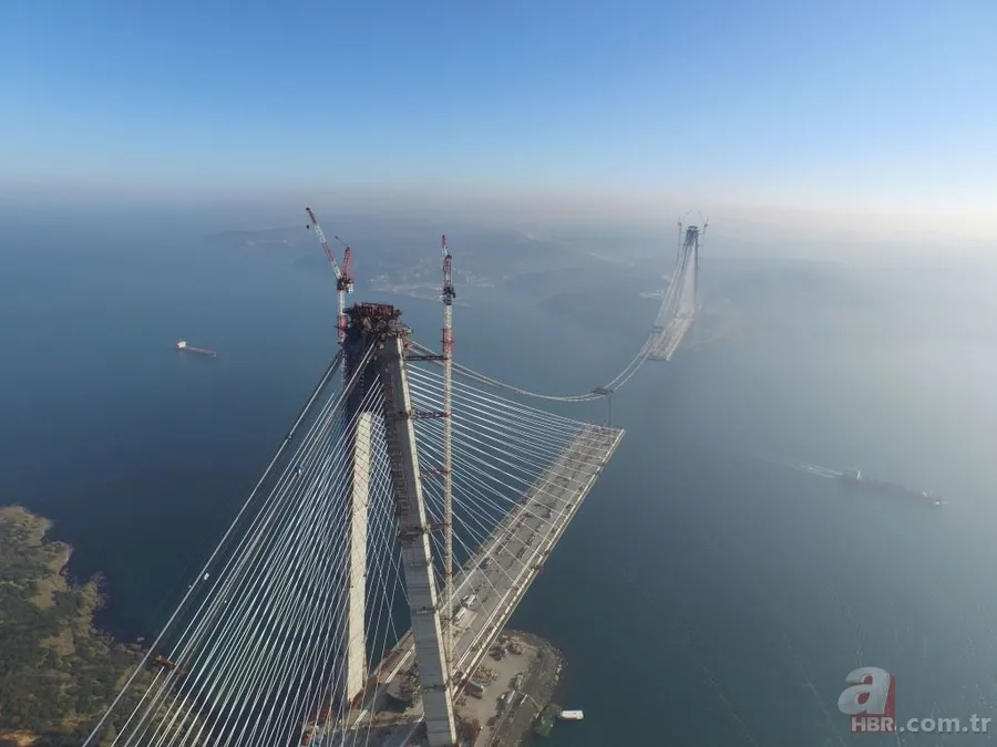 Yapımı 39 ay süren Yavuz Sultan Selim Köprüsü'nden 39 fotoğraf 14