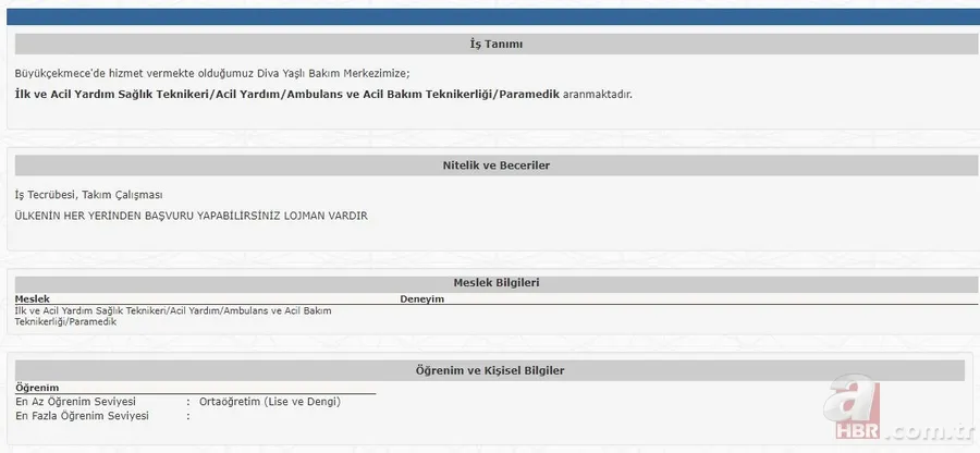 İŞKUR hastaneleri açıkladı! 14 farklı ilde lise mezunu personel alımı başvuruları başladı! İşte alım yapacak kurumların listesi… 17