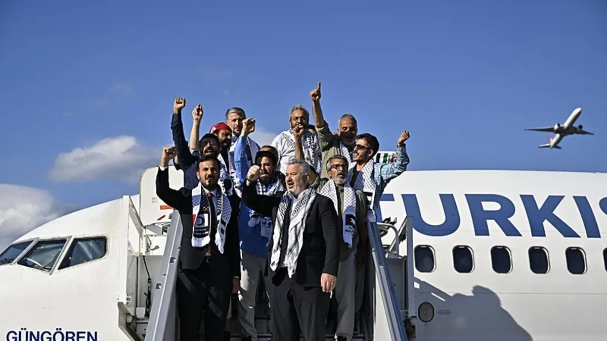 Sumud Filosu aktivistleri haydut İsrail'in zulmünü anlattı: Başörtülü arkadaşlarımızın başörtülerini çıkarttılar