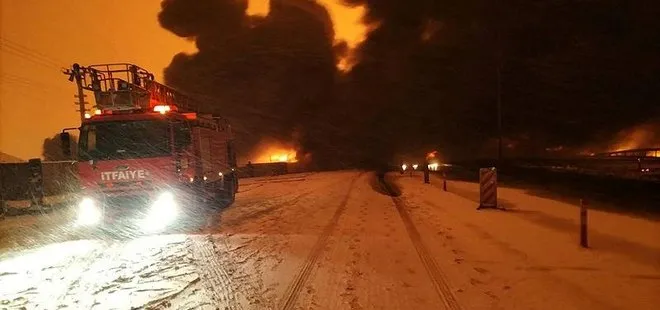 Kahramanmaraş’ta petrol boru hattında patlama! Kahramanmaraş - Gaziantep kara yolu ulaşıma kapandı