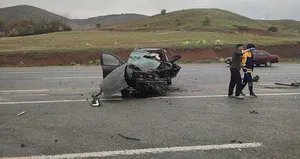 Malatya’da 2 otomobil çarpıştı: 2 ölü