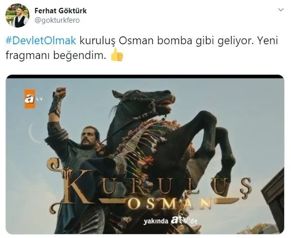 Kuruluş Osman ’devlet olmak’ hashtag’iyle sosyal medyayı salladı!