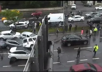 Beşiktaş’ta zincirleme trafik kazası!
