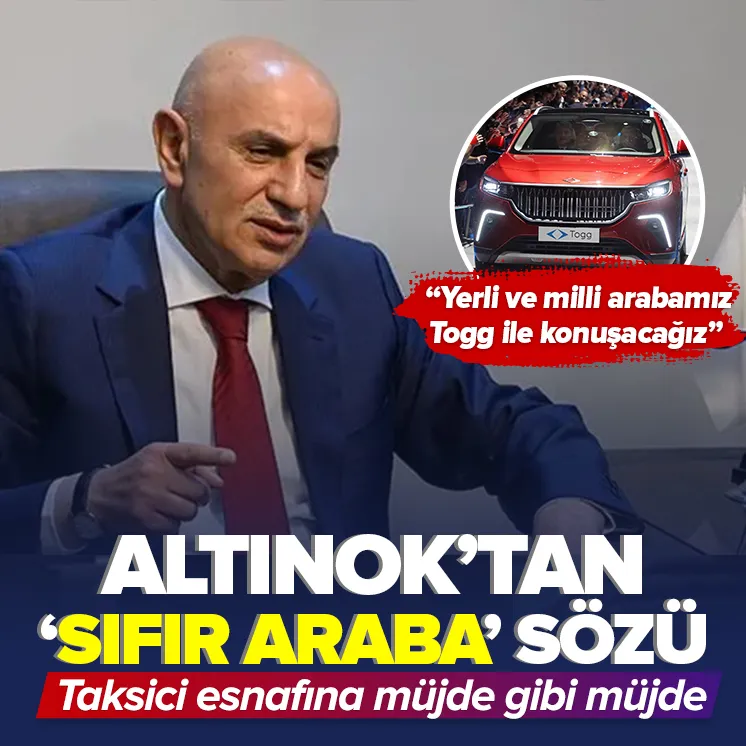 Altınoktan taksici esnafına sıfır araba sözü