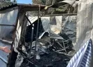 Konteyner yangınından cinayet çıktı
