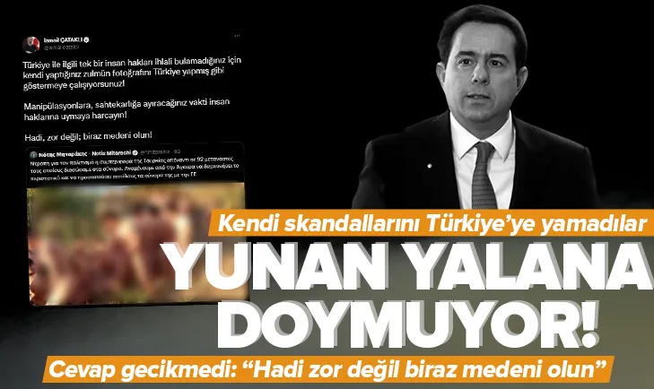 Yunanistanın göçmen algısına Türkiyeden yanıt
