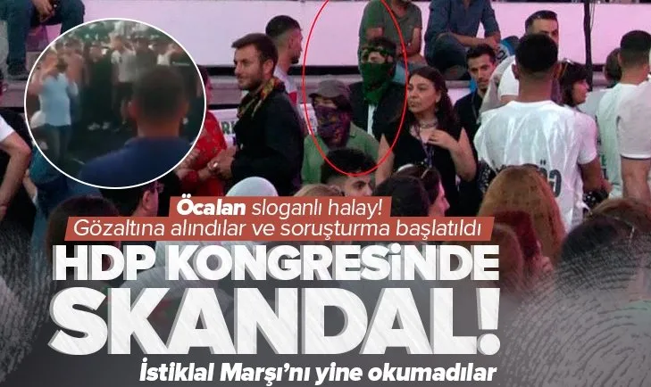 HDP kongresinde skandal! Ankara Cumhuriyet Başsavcılığınca soruşturma başlatıldı