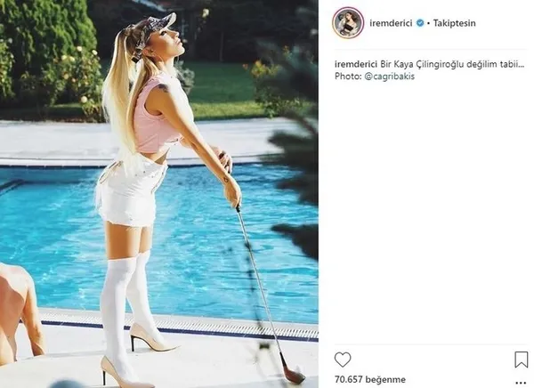 İrem Derici'den Kaya Çilingiroğlu'na gönderme - 1