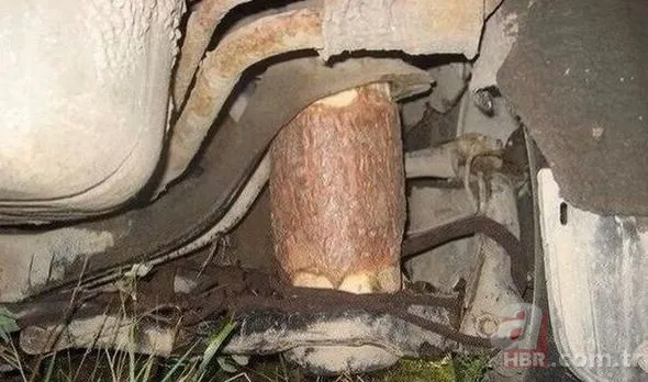 Kaza geçiren araçlarına öyle çözümler buldular ki... 19