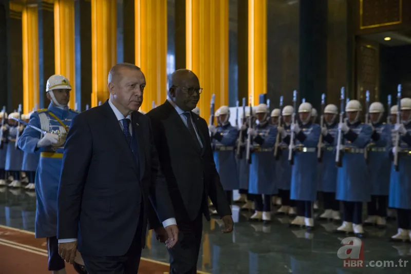 Başkan Erdoğan Burkina Faso Devlet Başkanı Kabore'yi karşıladı 24