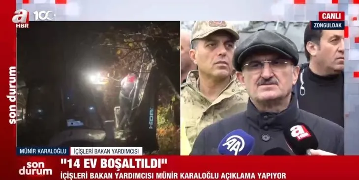 Zonguldak’ta heyelan faciası! Peş peşe ikinci toprak kayması | Zonguldak Valisi A Haber’e konuştu