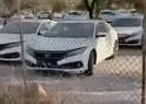 Sıfır araçta kafa karıştıran görüntü!