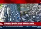 İstanbul trafiği drone kamerasında