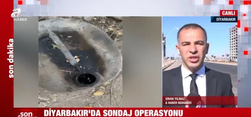 Diyarbakır'da sondaj operasyonu! 70 ton varil ele geçirildi