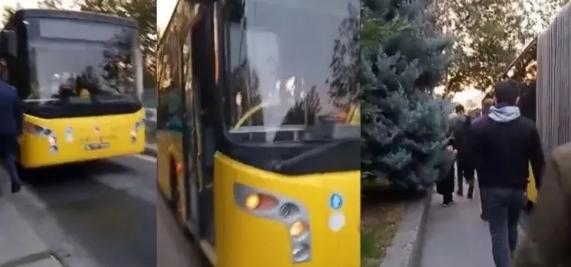 İETT arızası öğrenciyi isyan ettirdi! O anları cep telefonu ile görüntüledi: Mağduruz