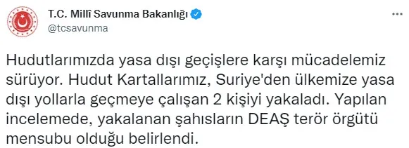 Son dakika: Suriye'den giriş yapmaya çalışan DEAŞ'lı teröristler yakalandı - 1
