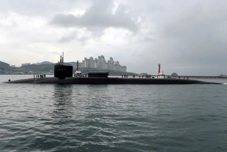 ABD’nin nükleer denizaltısı Kore Yarımadası’nda