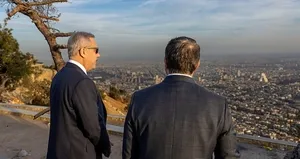 Bakan Fidan Şeybani ile Kasyun Dağı’ndan Şam’ı seyretti