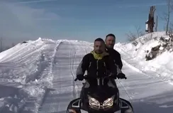 Handüzü yaylası beyaza büründü