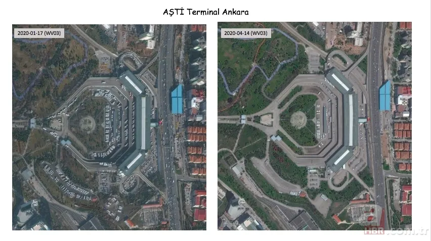 Türkiye'nin koronavirüs sonrası (Kovid-19) boş kalan meydanları uzaydan görüntülendi 6