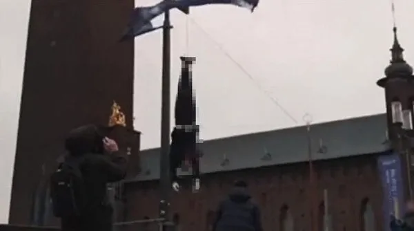 İsveç'teki PKK rezaletinin arkasındaki isim ortaya çıktı: Terörist Andreas! Başkan Erdoğan'ın maketini asmışlardı | Türkiye'den sert tepki