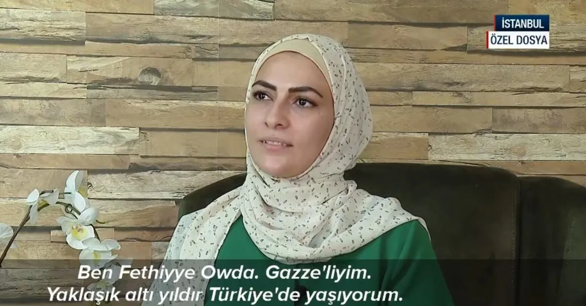 İstanbul’daki Gazzeliler A Haber’e konuştu